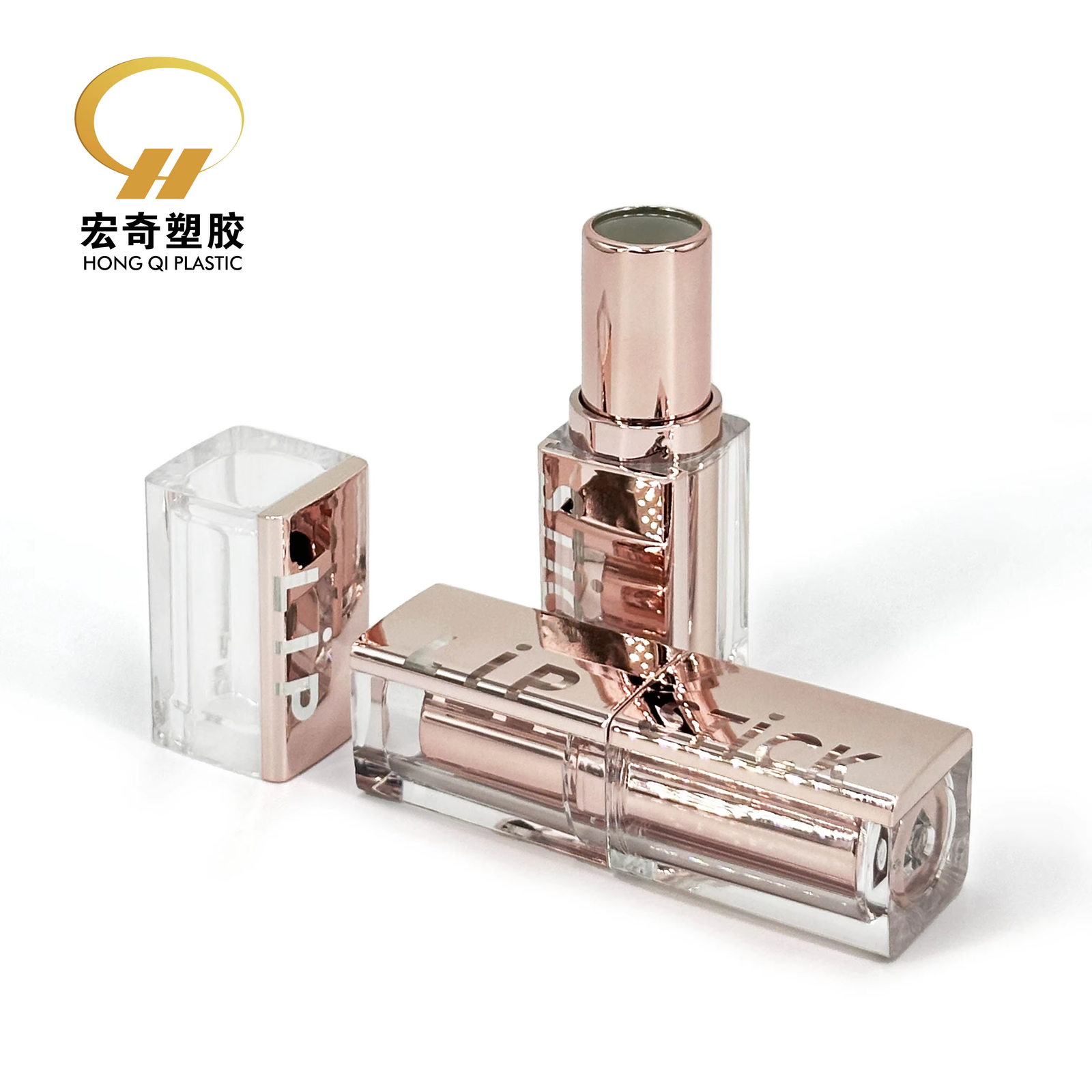 Buy Customizable Multi-color Lipstick Tube Luxury Square Lip Balm Con